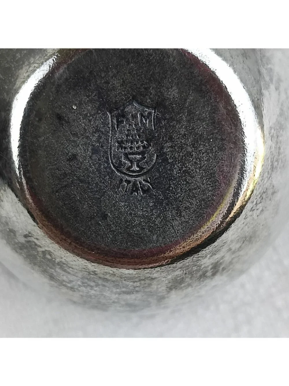 Antique Brandy Cognac Glass Snifter Warmer Marked 